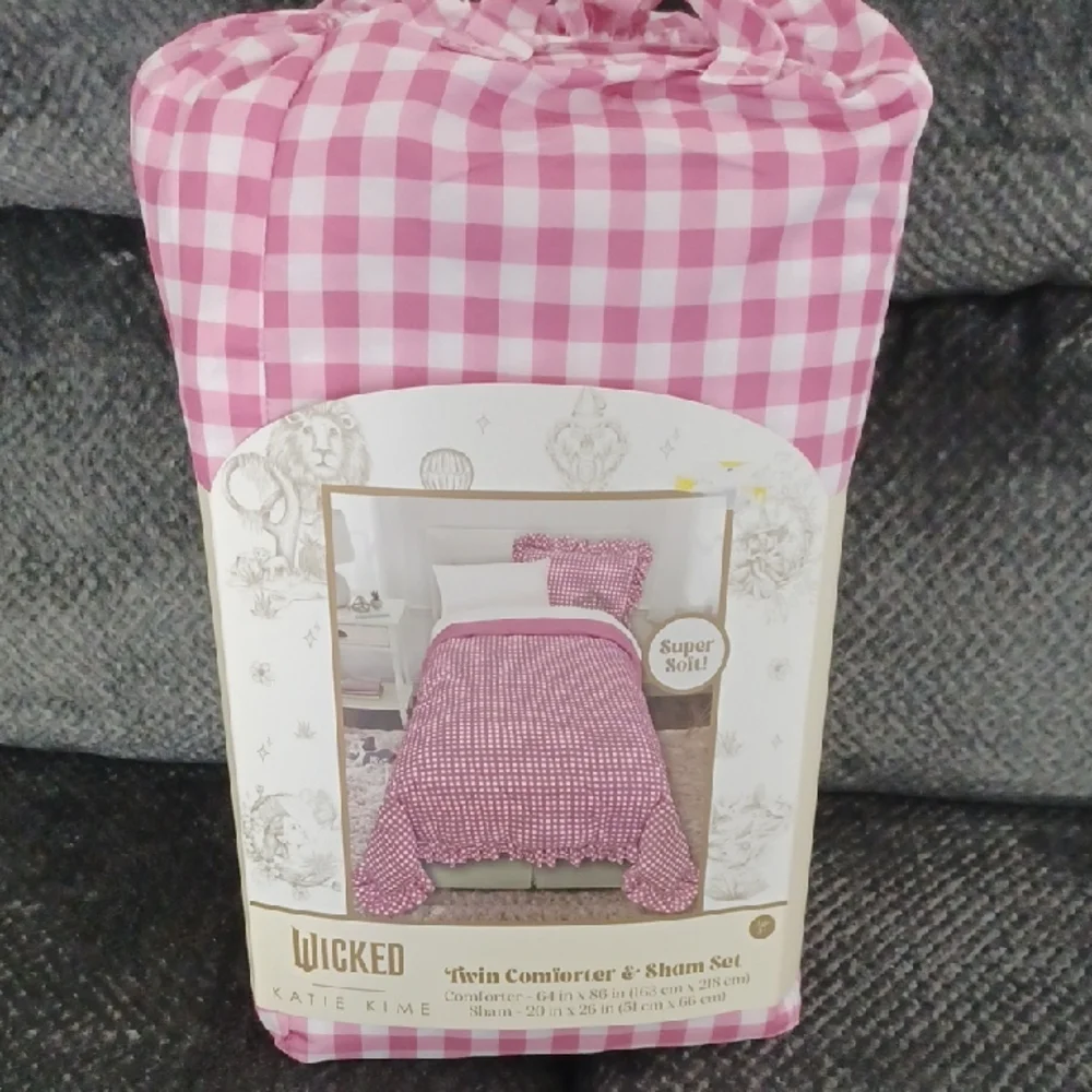 New Katie Kime Wicked:For Good Comforter Set Twin